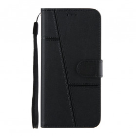 Oppo A94 5G Geo Funda de cuero con colgante