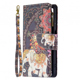 Funda de bolsillo con cremallera Xiaomi Redmi 10 Elephant