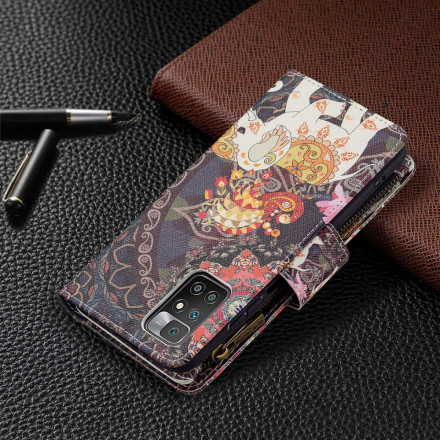 Funda de bolsillo con cremallera Xiaomi Redmi 10 Elephant