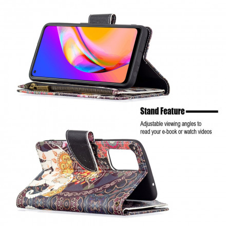 Funda de bolsillo de elefante Oppo A94 5G Funda de bolsillo de elefante Oppo A94 5G