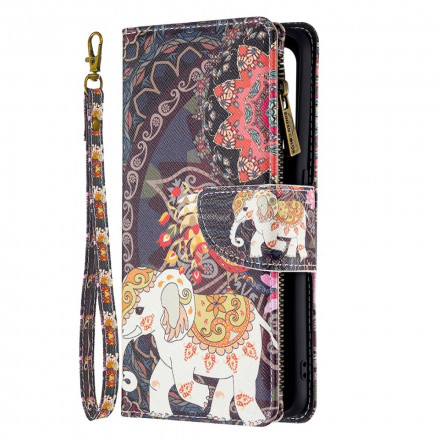 Funda de bolsillo de elefante Oppo A94 5G Funda de bolsillo de elefante Oppo A94 5G