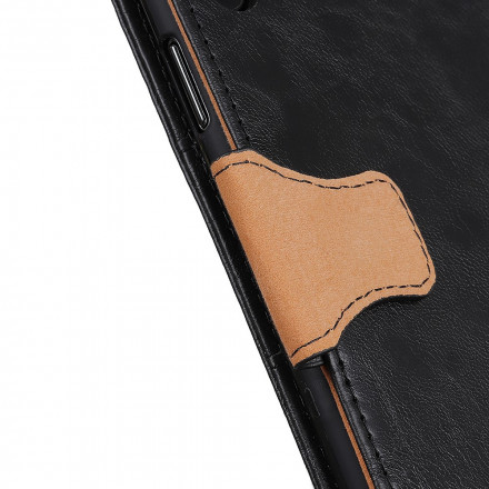 Xiaomi Redmi 10 Split Leather Funda Cierre reversible