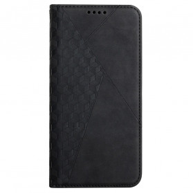 Flip Cover Oppo A94 5G Skin-Touch Cubic Style