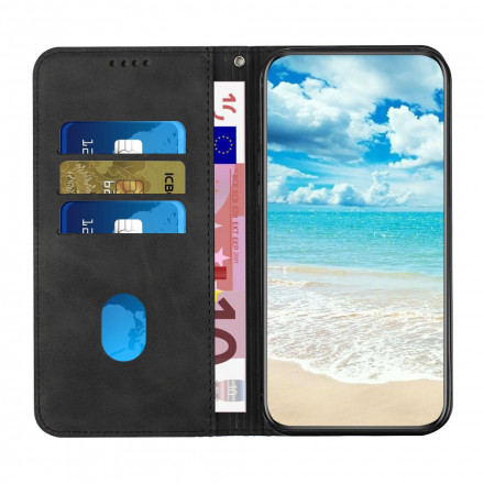 Flip Cover Oppo A94 5G Skin-Touch Cubic Style