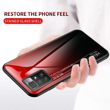 Xiaomi Redmi 10 Cover Hello Tempered Glass