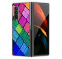 Funda de cubos de colores Samsung Galaxy Z Fold 3 5G