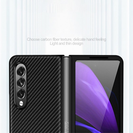 Funda fina de fibra de carbono para el Samsung Galaxy Z Fold 3 5G