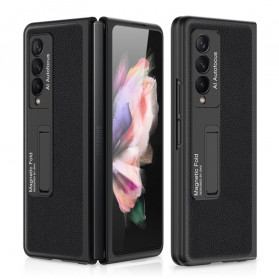 Funda de piel Samsung Galaxy Z Fold 3 5G Soporte Litchi GKK