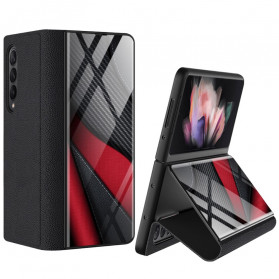 Flip Cover Samsung Galaxy Z Fold 3 5G Cristal de carbono templado GKK