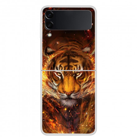 Funda Samsung Galaxy Z Flip 3 5G Fire Tiger