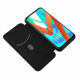 Flip Cover Realme 8 5G Silicona Color Carbono