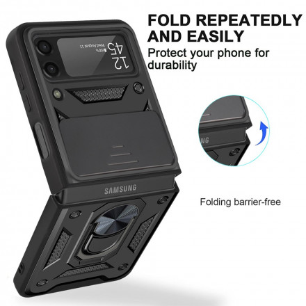 Funda híbrida Samsung Galaxy Z Flip 3 5G con anillo de soporte