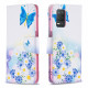 Funda Realme 8 5G Mariposas y flores pintadas