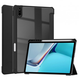 Funda inteligente Huawei MatePad 11 (2021) Polipiel y trasera transparente