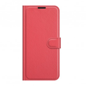 Vivo Y72 5G Funda de piel sintética Lychee Classic
