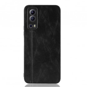 Funda Vivo Y72 5G Efecto Cuero Couture