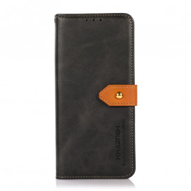 Funda Vivo Y33s / Y21 / Y21s Cierre de oro bicolor KHAZNEH