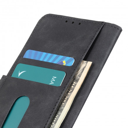 Vivo Y33s / Y21 / Y21s Mate Funda Efecto Cuero Vintage KHAZNEH