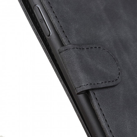 Vivo Y33s / Y21 / Y21s Mate Funda Efecto Cuero Vintage KHAZNEH