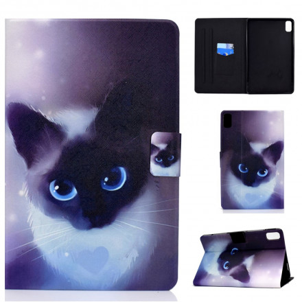 Nueva funda de gato de ojos azules para el Huawei MatePad