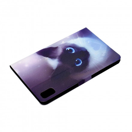 Nueva funda de gato de ojos azules para el Huawei MatePad