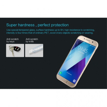 Protección de cristal templado para Samsung Galaxy A5 2017 Protección de cristal templado para Samsung Galaxy A5 2017