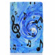 Funda de notas musicales del Huawei MatePad New