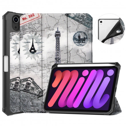 Funda Smart Funda iPad Mini 6 (2021) estilo Torre Eiffel