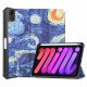 Smart Funda iPad Mini 6 (2021) Stylus Funda Starry Night