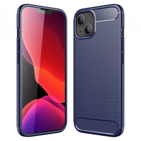 Funda de fibra de carbono cepillada para el iPhone 13