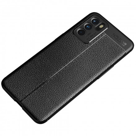 Oppo Reno 6 5G Funda efecto piel LItchi