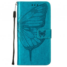 Funda Motorola Edge 20 Lite con diseño de mariposa y colgante