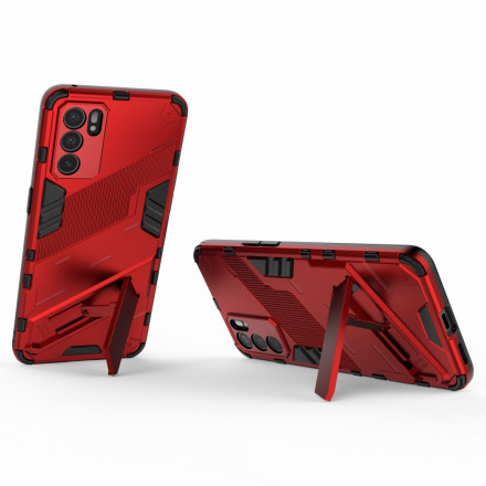 Oppo Reno 6 5G Funda de manos libres extraíble de dos posiciones Oppo Reno 6 5G Funda de manos libres extraíble de dos posiciones