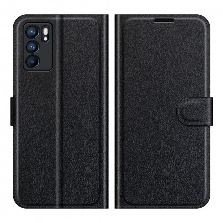 Funda Oppo Reno 6 5G Leatherette Classic Lychee