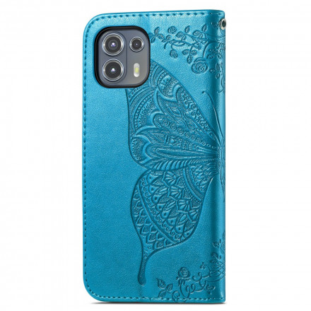 Funda de media mariposa para el Motorola Edge 20 Lite Funda de media mariposa para el Motorola Edge 20 Lite