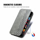 Funda Flip Cover Motorola Edge 20 Lite Polipiel Textura Diamante