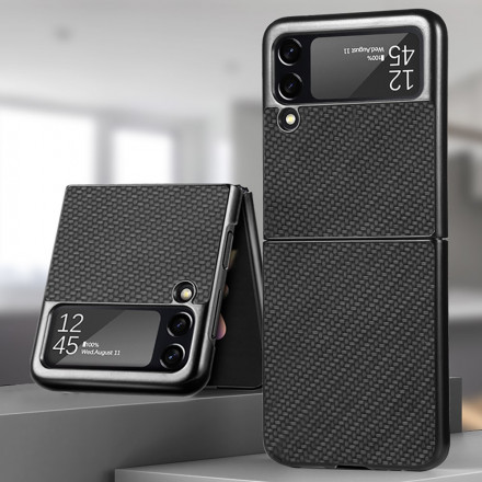 Funda de fibra de carbono con textura para el Samsung Galaxy Z Flip 3 5G