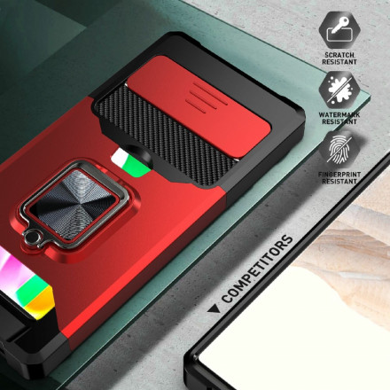 Funda para Google Pixel 6 Pro Soporte para lentes y soporte para tarjetas