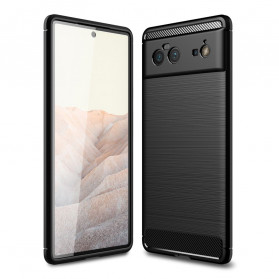 Funda de fibra de carbono cepillada para el Google Pixel 6 Pro