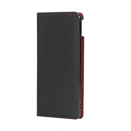 Funda Flip Cover Google Pixel 6 Cuero genuino Lichi Colgante