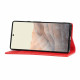 Funda Flip Cover Google Pixel 6 de cuero genuino con colgante de lichi
