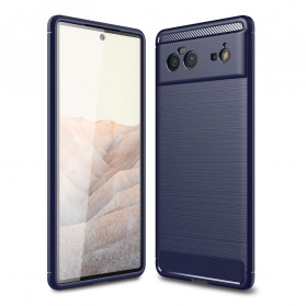 Funda de fibra de carbono cepillada para el Google Pixel 6