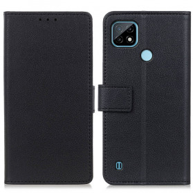 Funda Realme C21 Efecto Cuero Brillante Individual