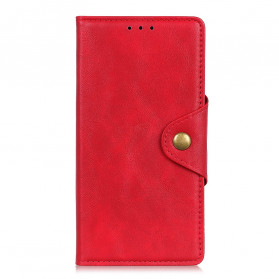 Funda Realme C21 Leatherette Vintage Button