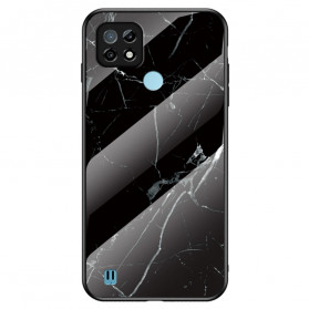 Realme C21 Caja de cristal templado Colores de mármol