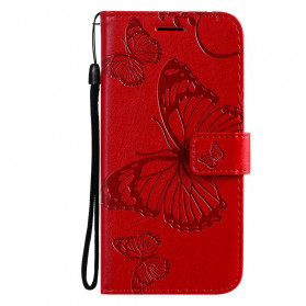 Realme C21 Mariposas gigantes con funda de colgante