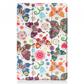Funda inteligente Xiaomi Pad 5 Stylus Holder Vintage Flowers