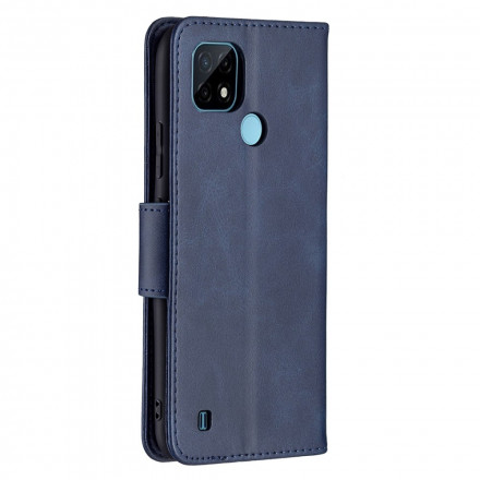Funda Realme C21 Liso solapa oblicua