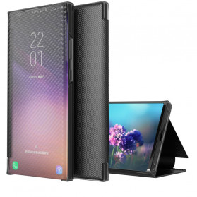 Flip Cover Xiaomi 11T / 11T Pro Fibra de carbono translúcida