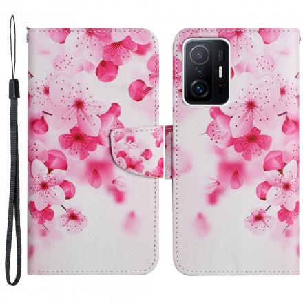 Xiaomi 11T / 11T Pro Funda Pink Flowers